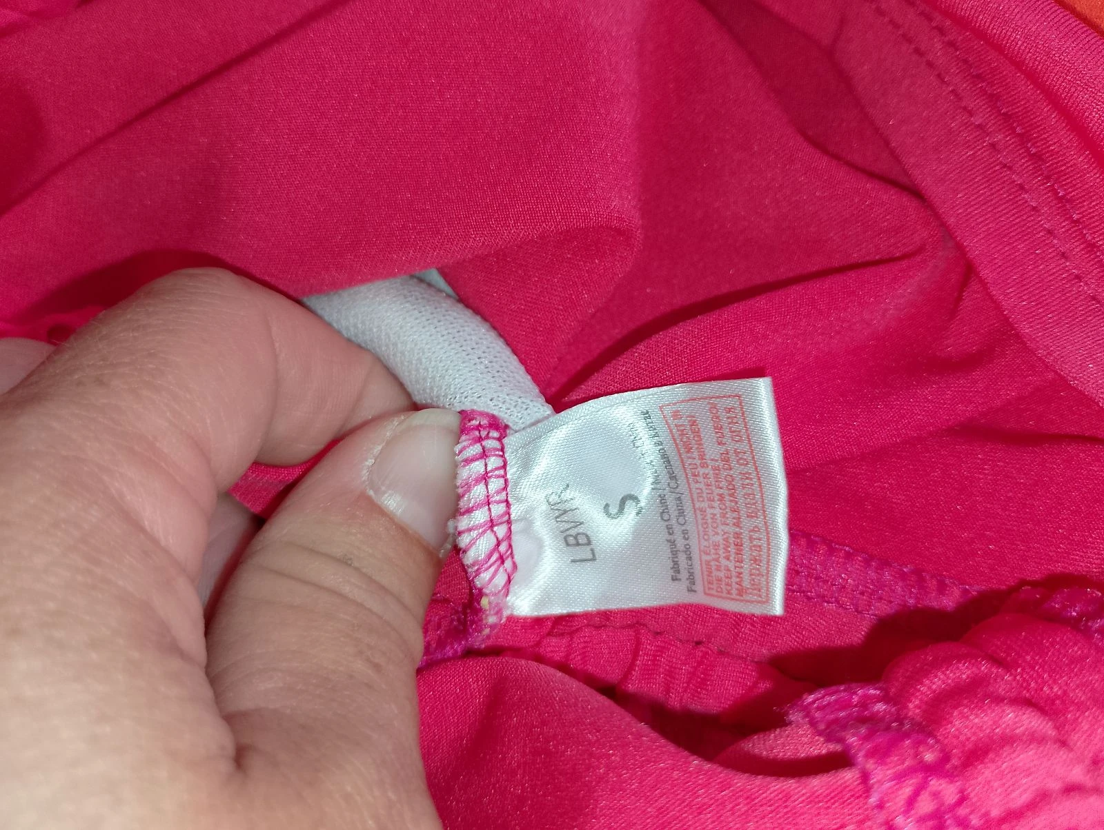 Twee-delig roze en oranje badpak T.S – photo 8